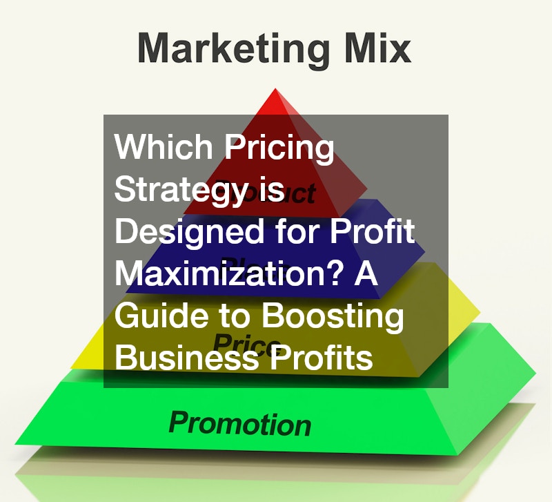 Which Pricing Strategy is Designed for Profit Maximization? A Guide to Boosting Business Profits